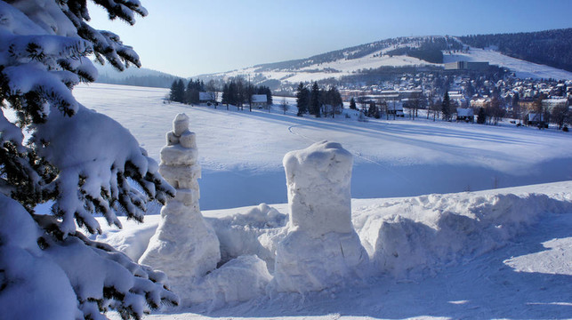 雪雕塑