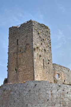 Monte Sant Angelo城堡。普利亞。意大利.