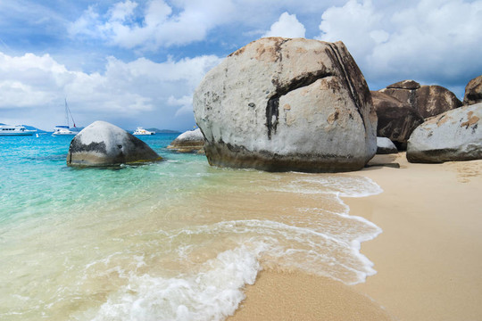 沐浴在Virgin Gorda