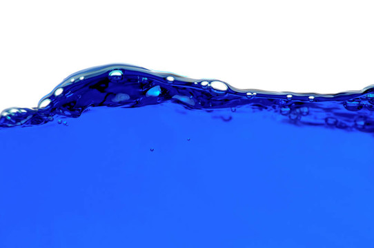 藍(lán)色的水
