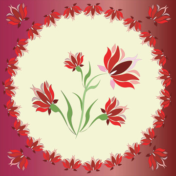紅框紅花