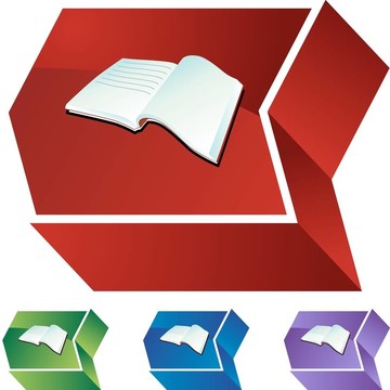 打開的書