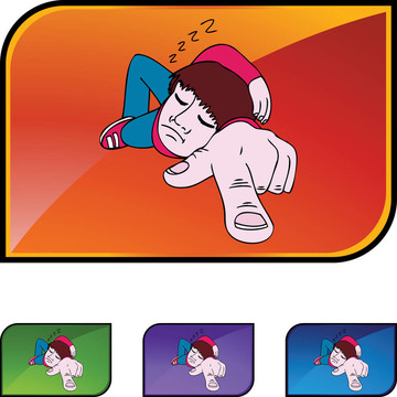 懶惰的男孩