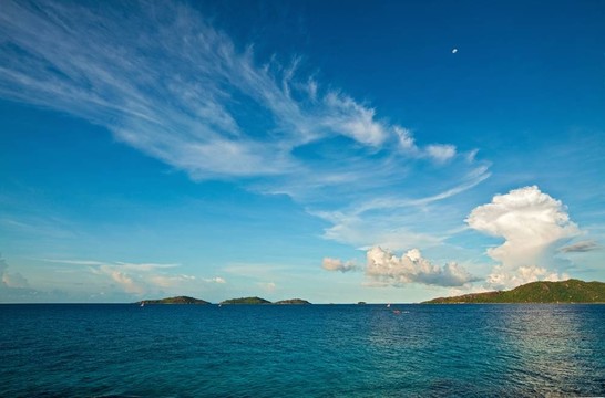 Cloudscape和海景觀