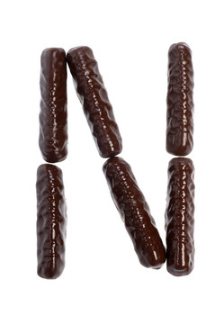 數(shù)字；巧克力棒