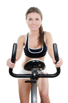 這個女孩是從事velosimulator