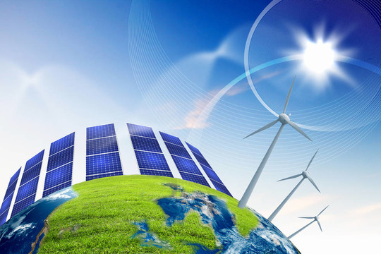 太陽能電池地球