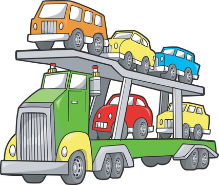 大卡車插畫