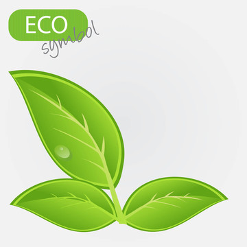 植物環(huán)境圖標(biāo)。插畫