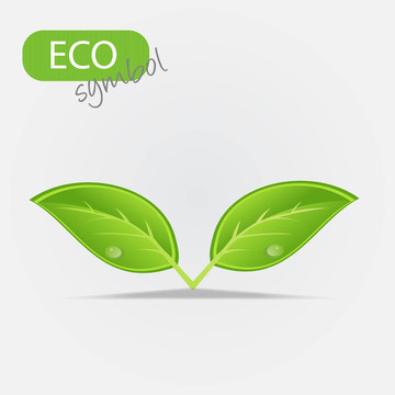 植物環(huán)境圖標(biāo)。插畫
