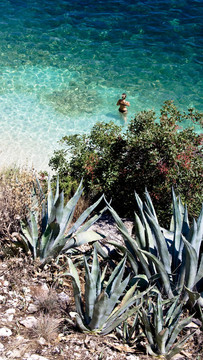 Agia Efimia海灘；Kefalonia