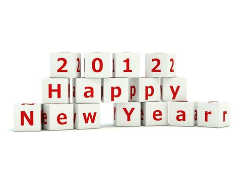 新年快樂磚簽