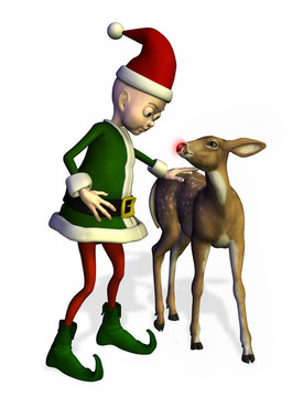 Santa s Elf與魯?shù)婪? style=