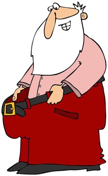 圣誕老人失去了重量