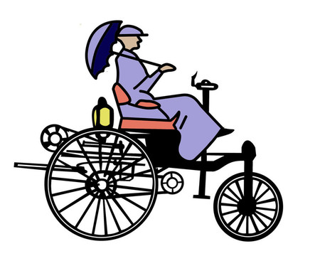 白色背景的老式自行車