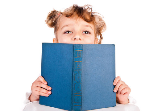 女孩讀書