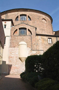 圣卡羅教堂。Ferrara。Emilia Romagna。意大利.