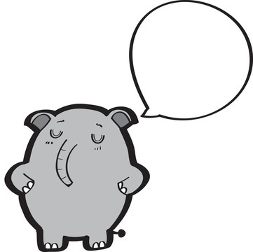 大象cartoonelephant卡通