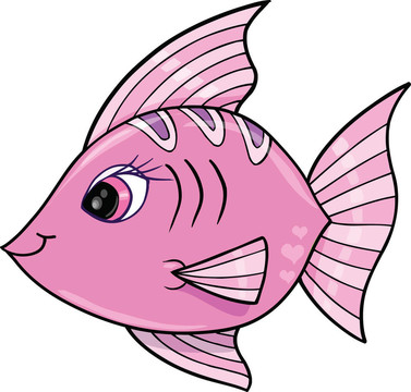 粉紅女孩魚海洋圖