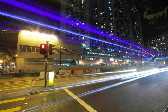夜間城市交通