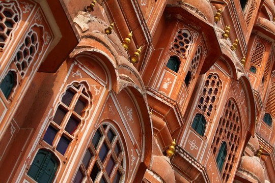 Hawa Mahal；風(fēng)的宮殿；齋浦爾；拉賈斯坦；印度。