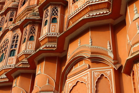 Hawa Mahal；風(fēng)的宮殿；齋浦爾；拉賈斯坦；印度。