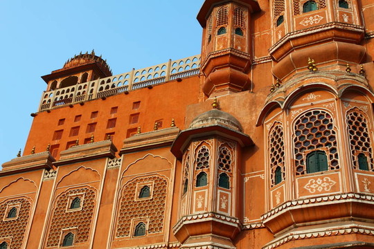 Hawa Mahal；風(fēng)的宮殿；齋浦爾；拉賈斯坦；印度。