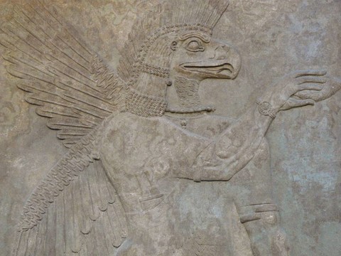 古代亞述人的壁畫