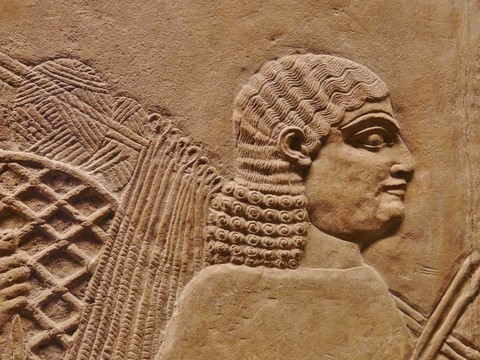 古代亞述人的壁畫