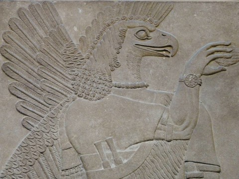 古代亞述人的壁畫