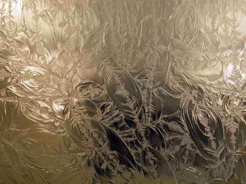 盛開狀Frosted Glass Flowers
