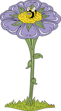蜜蜂與花