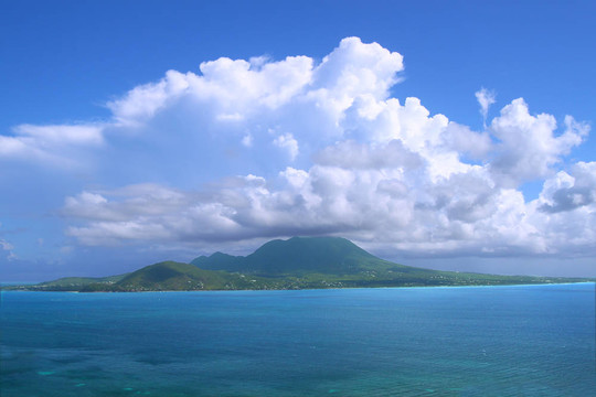 加勒比海的尼維斯島