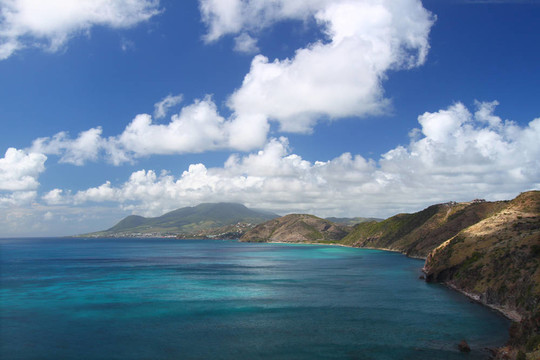 雄偉的海岸線Saint Kitts