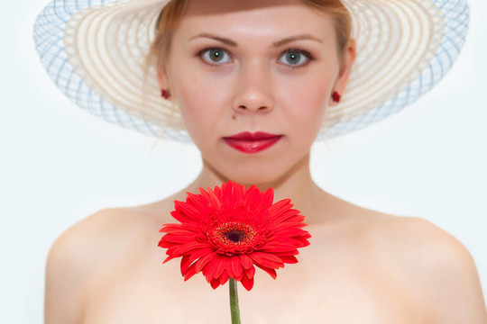 花對女孩