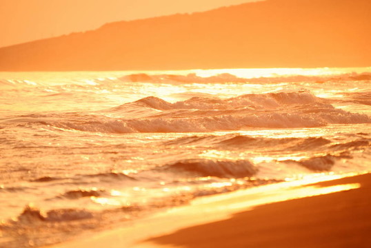 夕陽在海上
