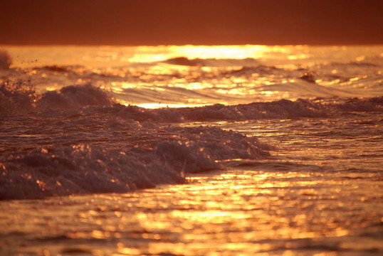 夕陽在海上