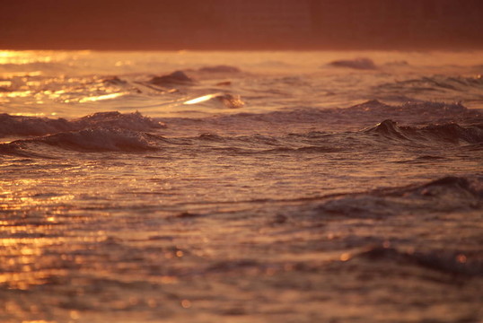 夕陽在海上