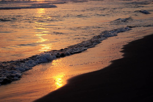 夕陽在海上