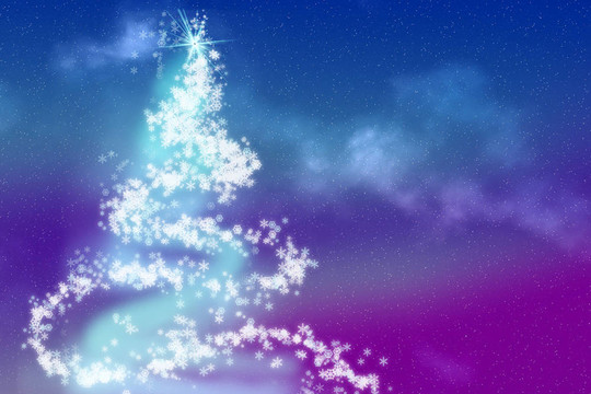 雪花圣誕樹(shù)