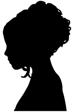 經(jīng)典的女人剪影