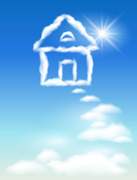 空中的云屋
