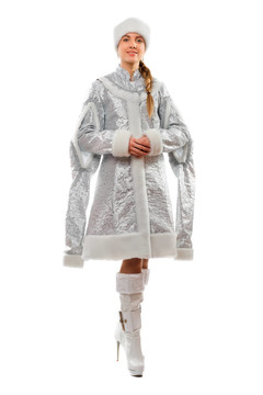 迷人的微笑雪少女