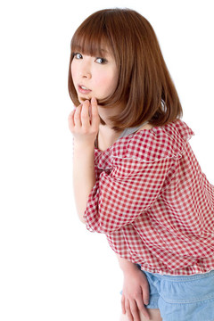 年輕美麗的女人