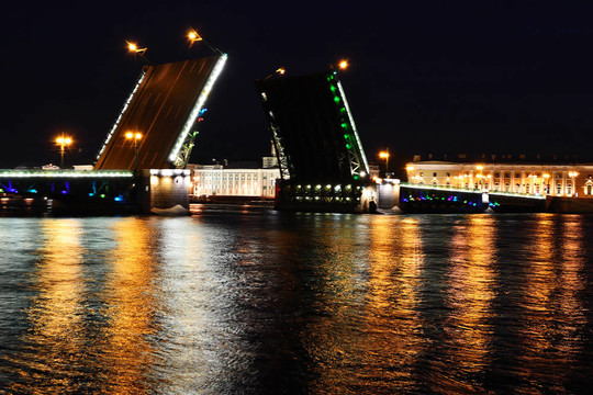 宮橋。圣彼得堡；俄羅斯