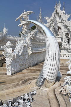 現(xiàn)代泰國建筑。白雪公主宮博物館；