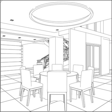餐廳的餐桌