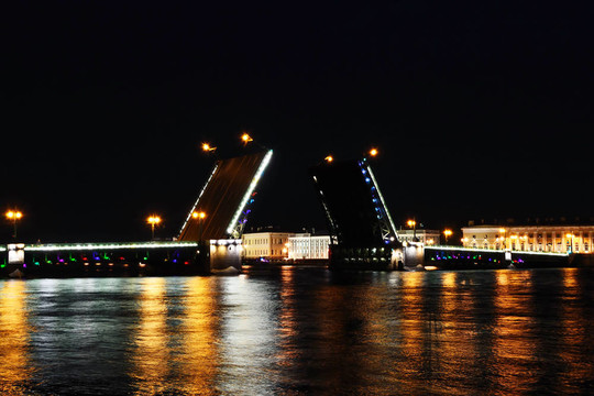 宮橋。圣彼得堡；俄羅斯