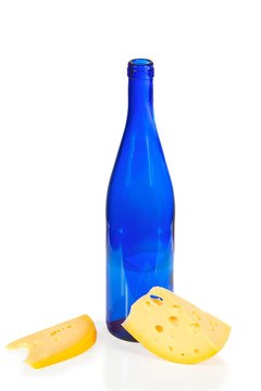白底藍(lán)瓶和奶酪