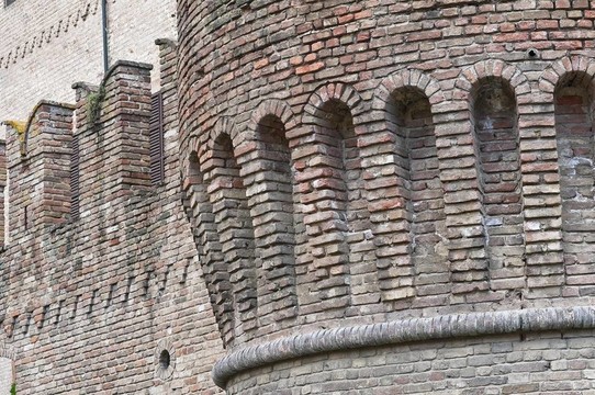 羅卡圣維塔萊。Fontanellato。Emilia Romagna。意大利.